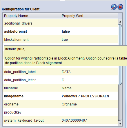 opsi-configed: Property-Tabelle