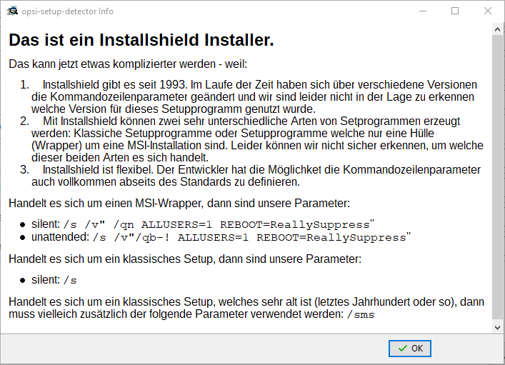 Additional Info: InstallShield