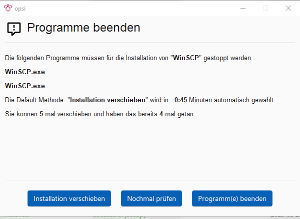 Dialog: `Programme stoppen`