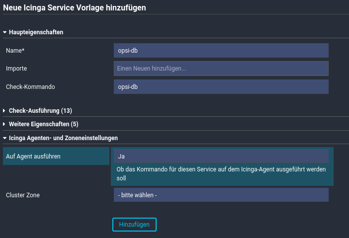 Icinga2 Service-Definition