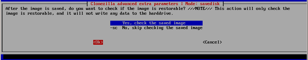 clonezilla parameter5