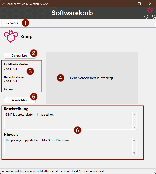 Detaillierte Produktansicht