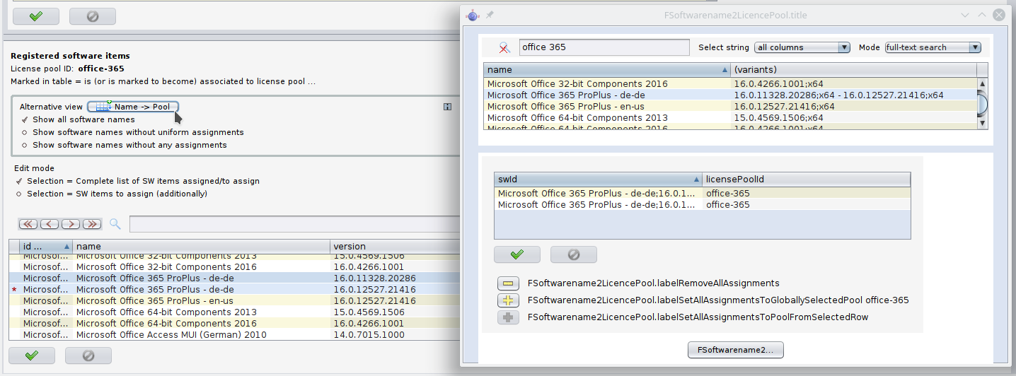 Allocation of IDs, Names and Pools