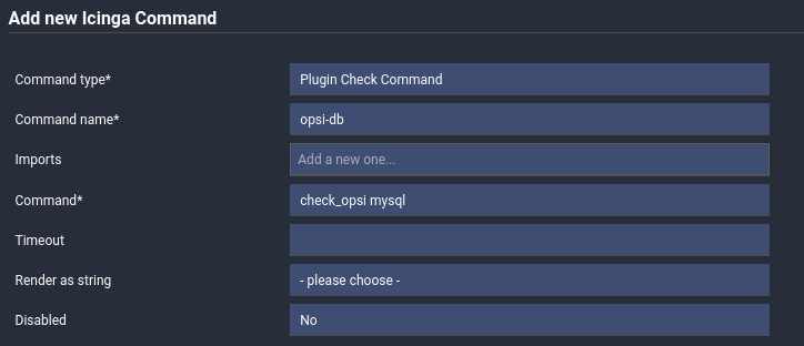 Icinga2 Command Definition