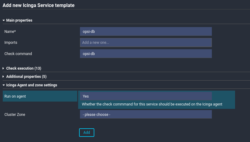 Icinga2 Service Definition