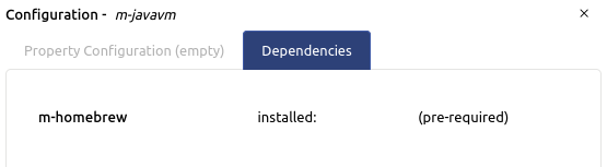 WebGUI: Product Dependencies