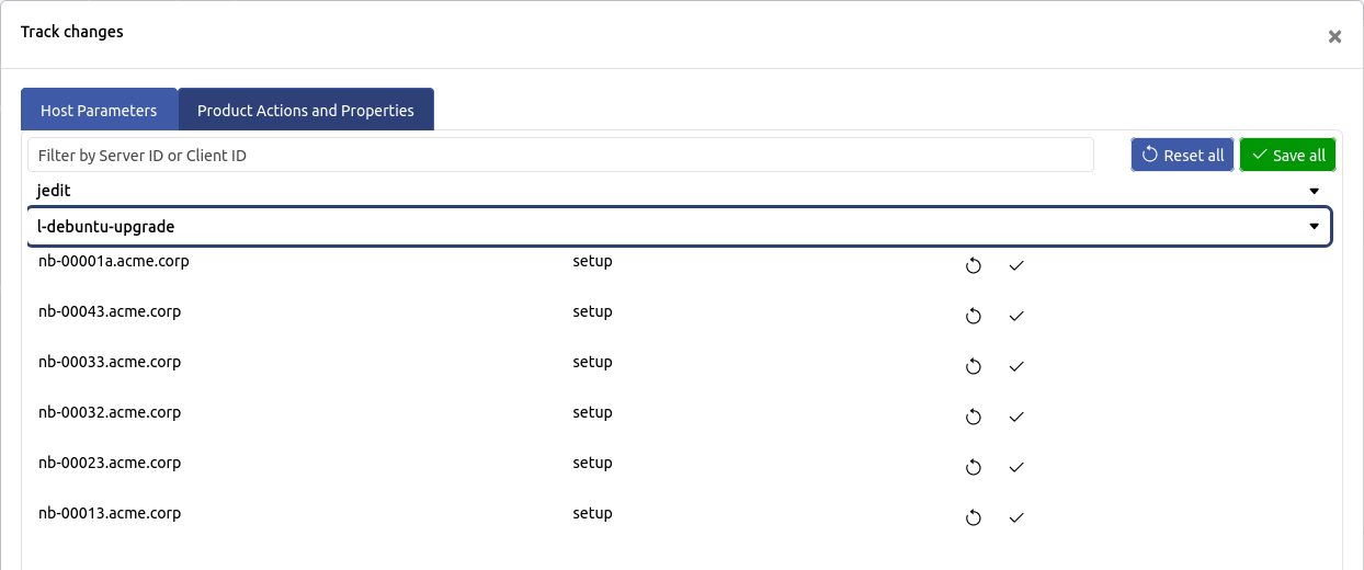 WebGUI: Unsaved Changes