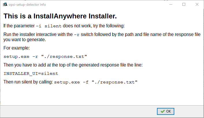 Additional Info: InstallAnywhere