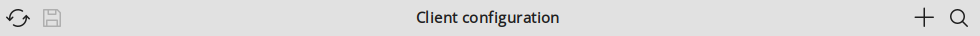 *opsi-configed*: The client configuration is selected here