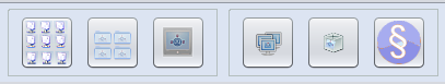 top right corner of the opsi-configed interface: Menu bar with the button 'licenses' (rightmost)
